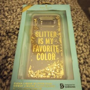 Kate Spade Clear Glitter Case for Samsung Galaxy S8+